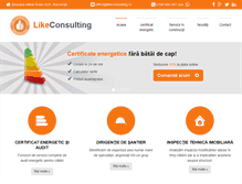 Tablet Screenshot of likeconsulting.ro